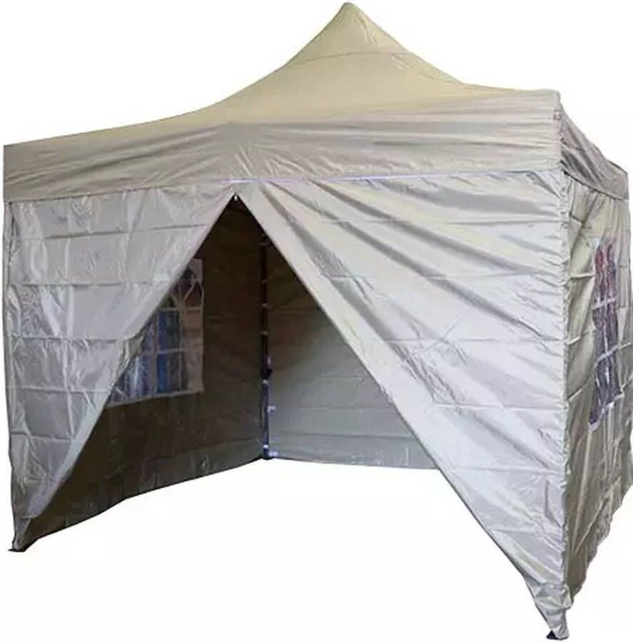 Buitengewoon Boet Partytent Mallorca 300x300 cm Beige