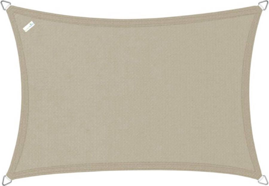 Buitenkado schaduwdoek 3x5m rechthoek taupe