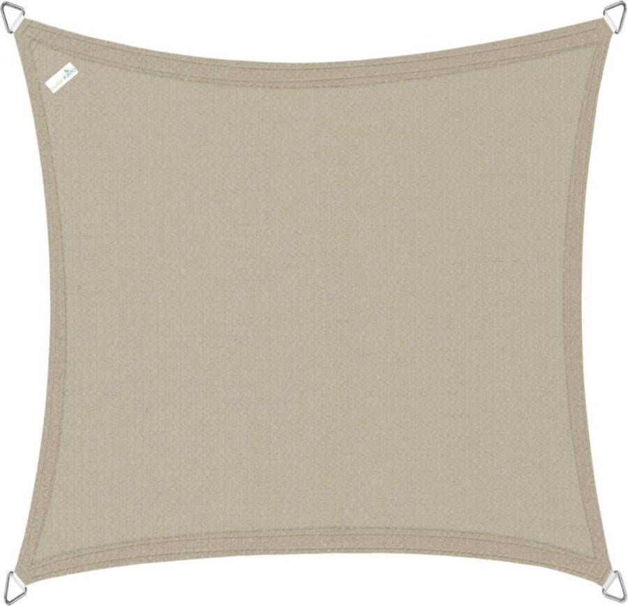Buitenkado schaduwdoek 4 5x4 5m vierkant taupe