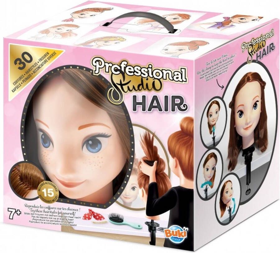 Buki Kaphoofd Professional Studio Hair incl. 15 accessoires