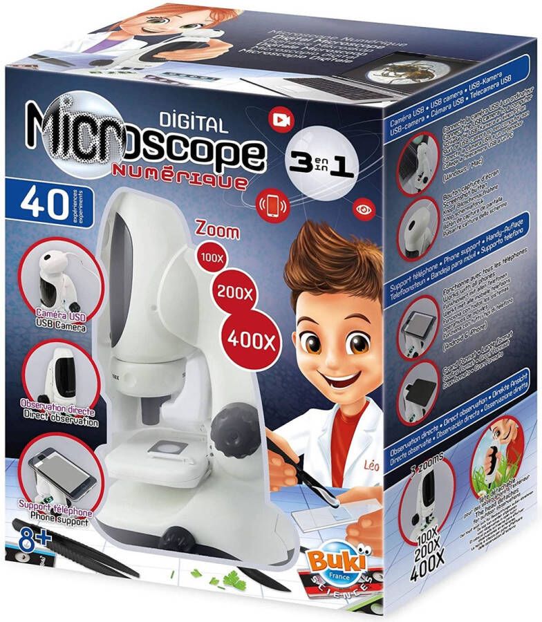 Buki Video Microscoop 3 in 1