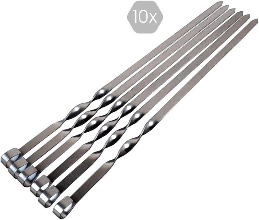 BukkitBow BBQ Spiezen Sate Spies set van 10 stuks