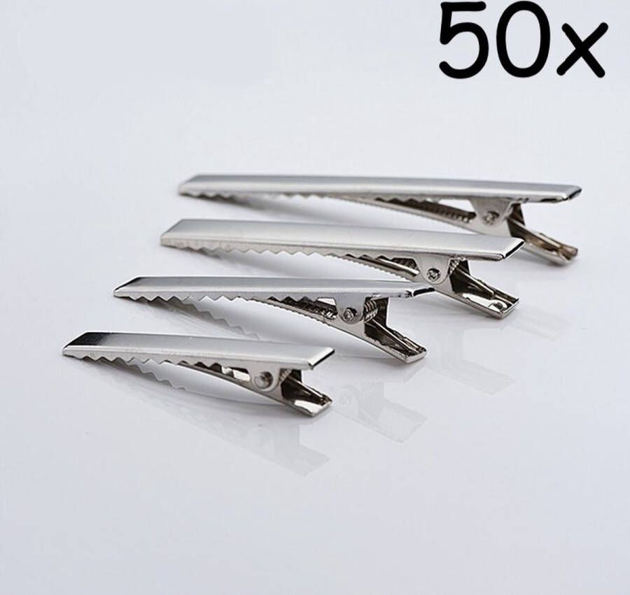 BukkitBow – Haarclips Haarspelden – Haarklem Speldjes voor haar Styling Alligator Haar Klemmen – Set van 50 Stuks