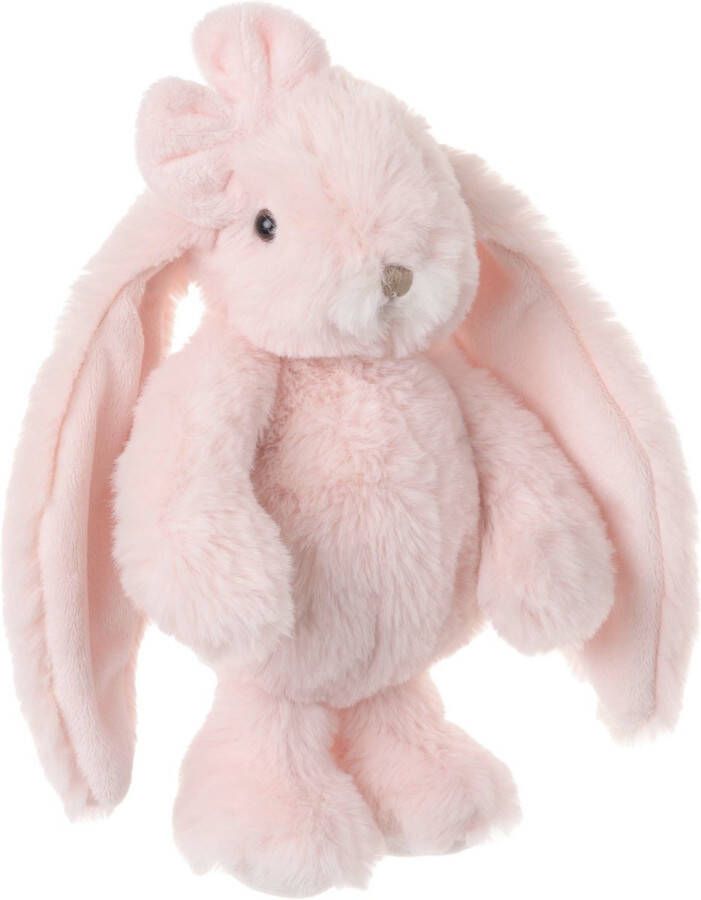 Bukowski pluche konijn knuffeldier lichtroze staand 22 cm Luxe kwaliteit knuffels