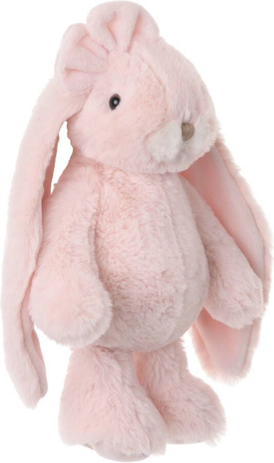 Bukowski pluche konijn knuffeldier lichtroze staand 30 cm Luxe kwaliteit knuffels