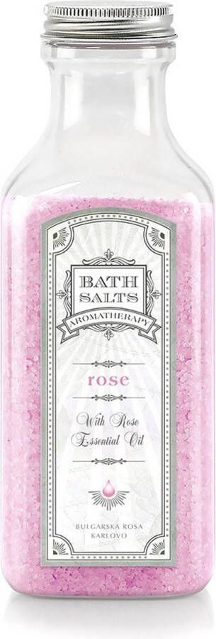 Bulgarian rose Karlovo Rose Bath Salts Aromatherapy Badzout met rozenolie Kerstcadeau Rozen cosmetica met 100% natuurlijke Bulgaarse rozenolie en rozenwater