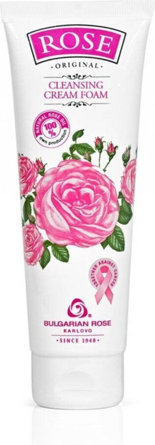 Bulgarian rose ORIGINAL CLEANSING CREAM FOAM 125 ml