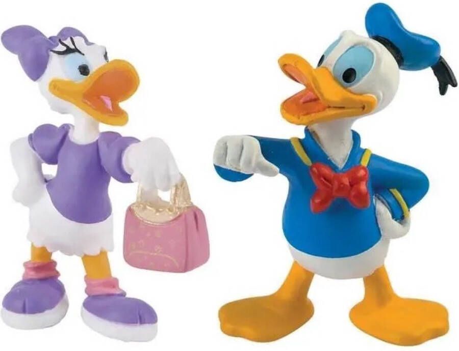 Bullyland Donald en katrien Speelfiguren Disney 2 stuks 7 cm