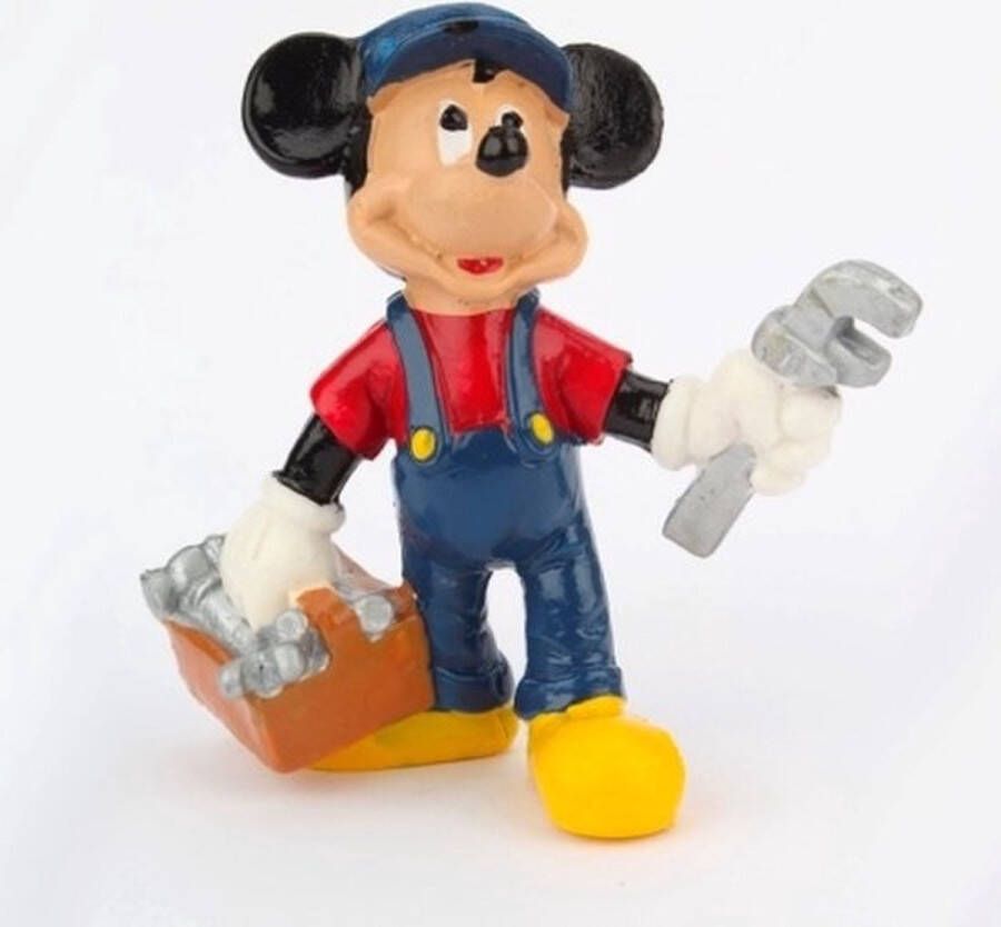 Bullyland Mickey Mouse loodgieter Disney speelfiguur taartdecoratie 8cm