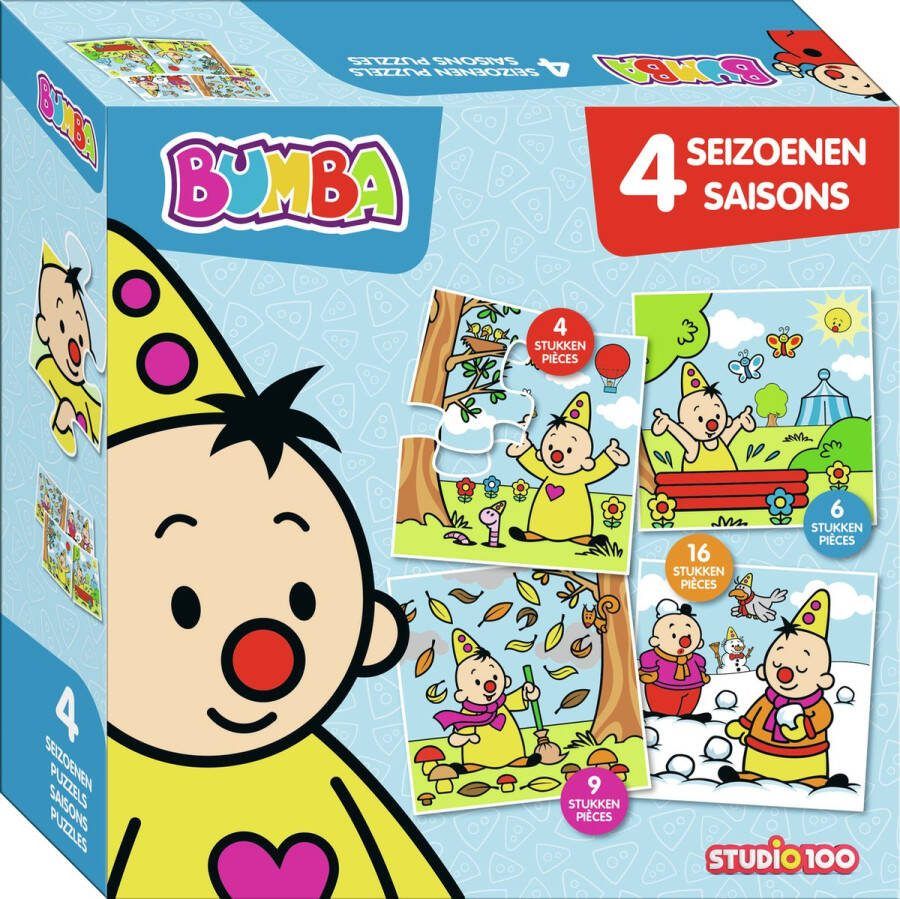 Coppens Bumba puzzel seizoenen: 4 6 9 16 stukjes