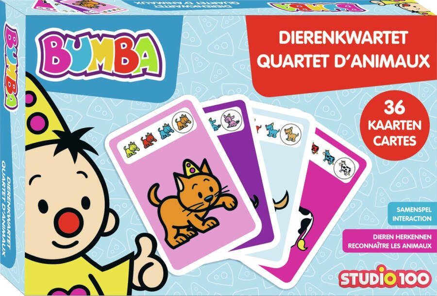 Bumba kaartspel dierenkwartet