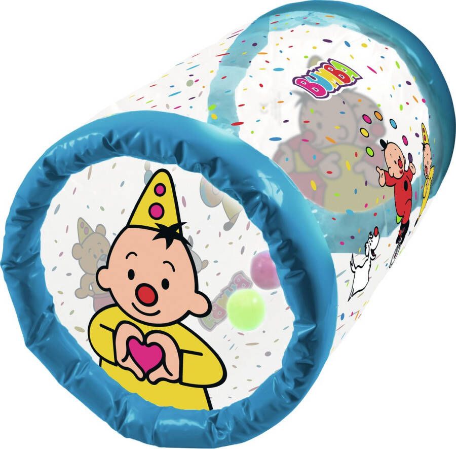 Bumba opblaasbare kruiprol confetti met 5 kleurrijke ballen