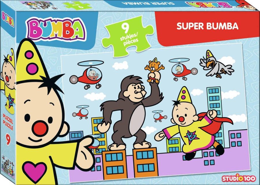 Studio 100 puzzel Super-Bumba junior 9 stukjes