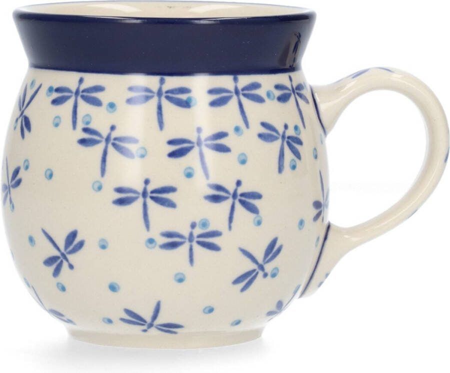 Bunzlau Castle Boeren mok 240 ml Damselfly Handgemaakt Koffie beker kop