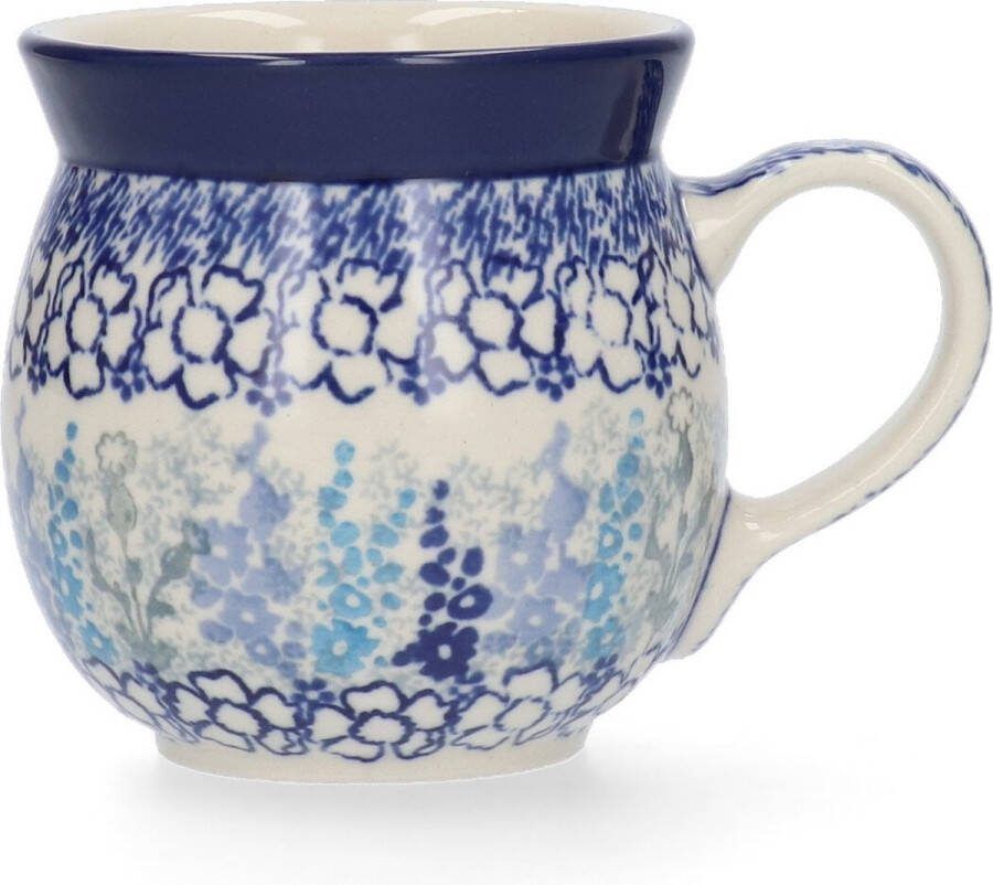 Bunzlau Castle Boeren Mok 240 ml Delphinium Handgemaakt Koffie beker kop