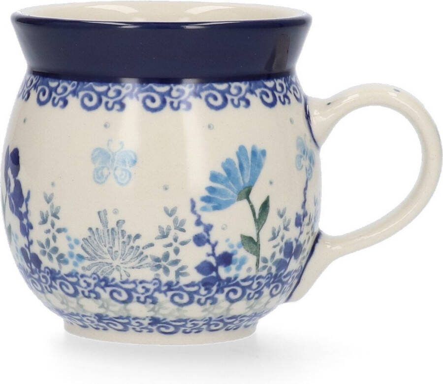Bunzlau Castle Boeren Mok 240 ml Flower Meadow Handgemaakt Koffie beker kop