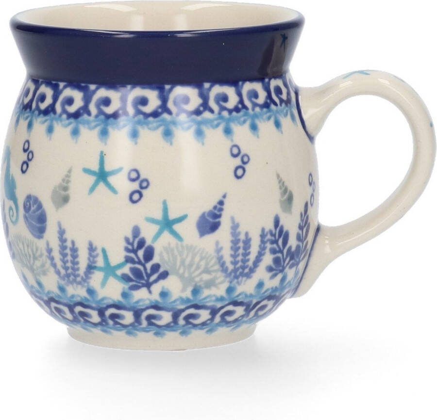 Bunzlau Castle Boeren Mok 240 ml Seahorse Handgemaakt Koffie beker kop