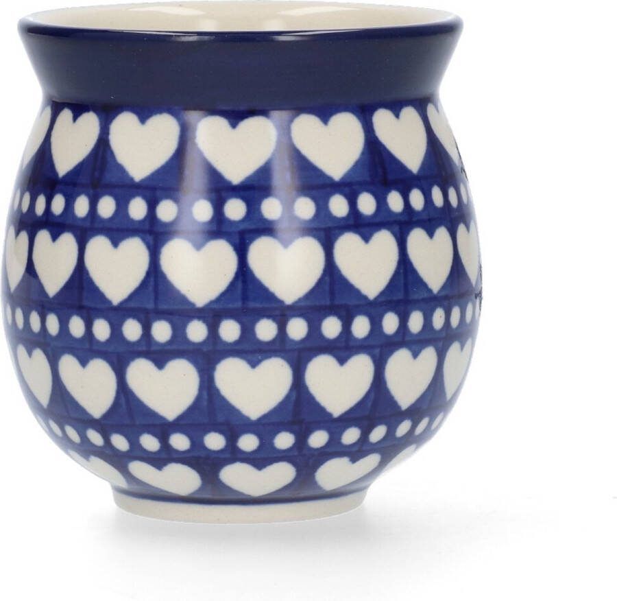 Bunzlau Castle Boeren mok 370 ml Blue Valentine Handgemaakt Koffie beker kop
