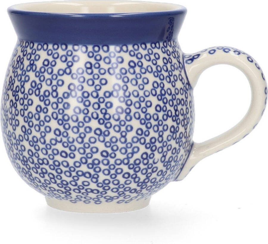 Bunzlau Castle Boeren Mok 370 ml Bubbles Handgemaakt Koffie beker kop