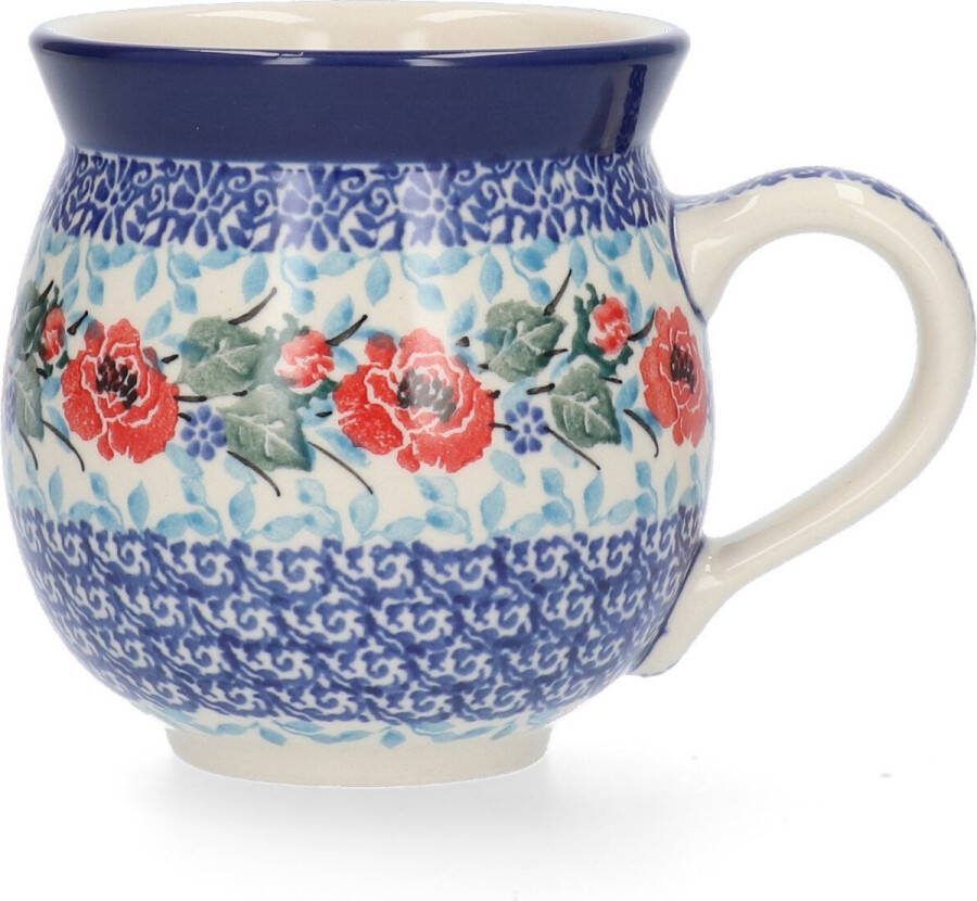 Bunzlau Castle Boeren Mok 370 ml English Rose Handgemaakt Koffie beker kop
