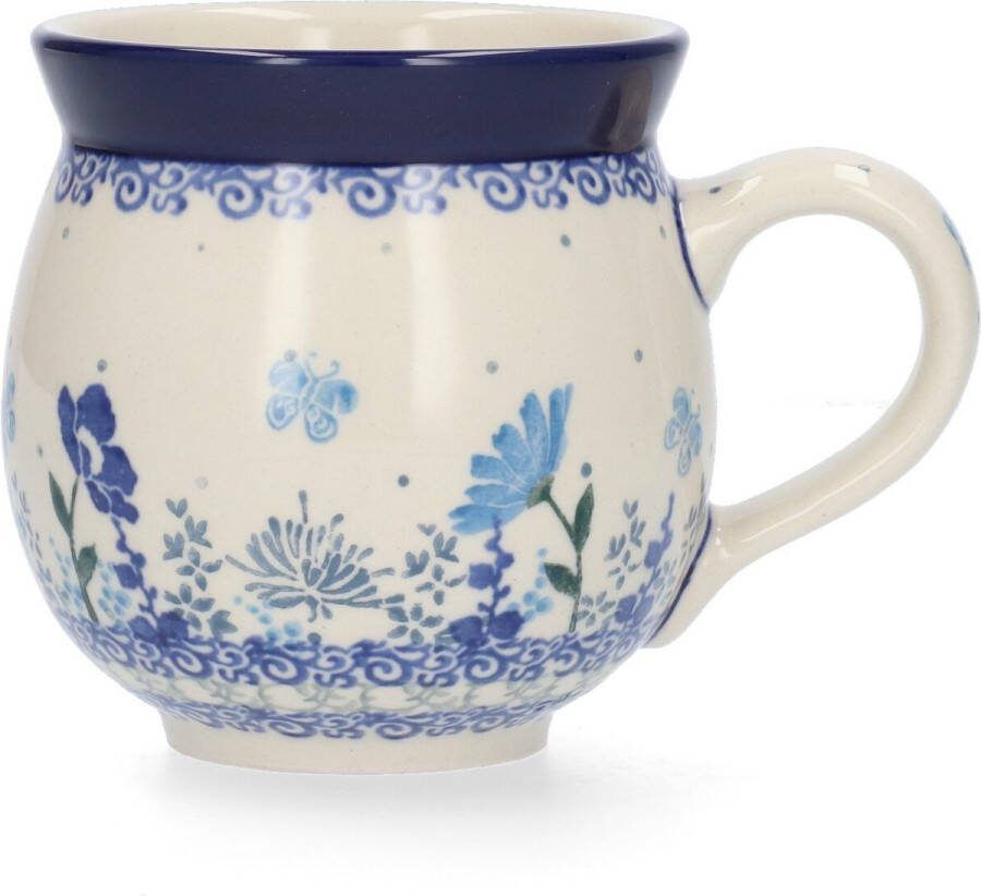 Bunzlau Castle Boeren Mok 370 ml Flower Meadow Handgemaakt Koffie beker kop