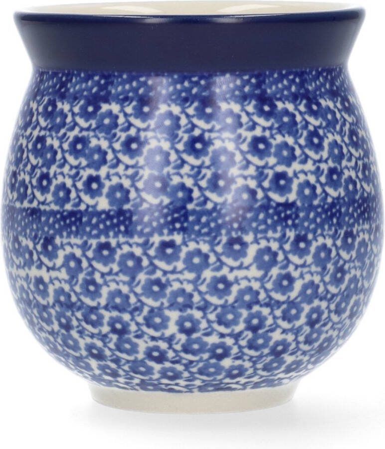 Bunzlau Castle Boeren mok 370 ml Midnight Blue Handgemaakt Koffie beker kop