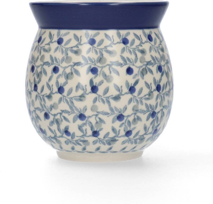 Bunzlau Castle Boeren Mok 500 ml Blue Olive Handgemaakt Koffie beker kop