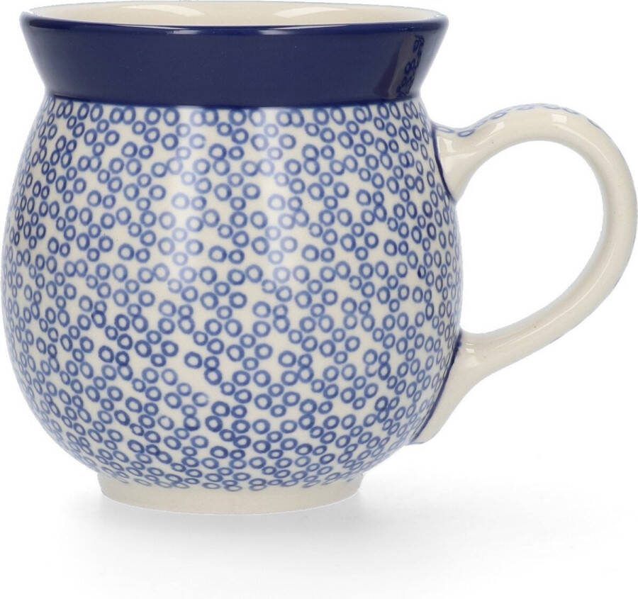 Bunzlau Castle Boeren Mok 500 ml Bubbles Handgemaakt Koffie beker kop