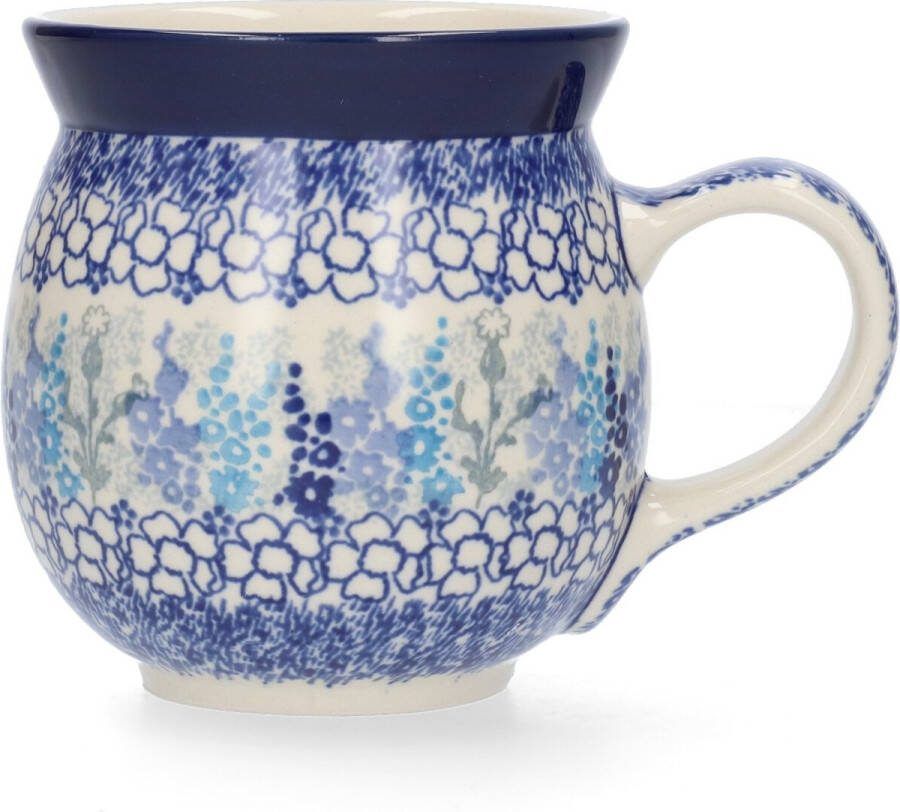 Bunzlau Castle Boeren Mok 500 ml Delphinium Handgemaakt Koffie beker kop