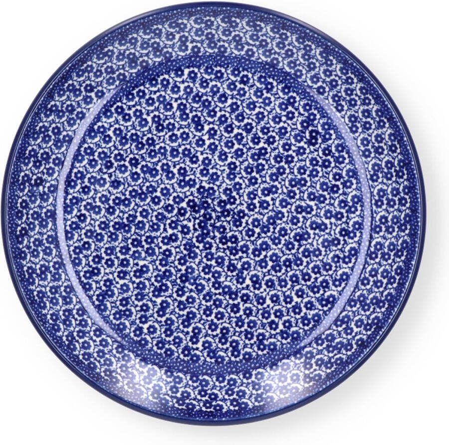 Bunzlau Castle Bord Ø: 23 5 cm Midnight Blue Handgemaakt Bord