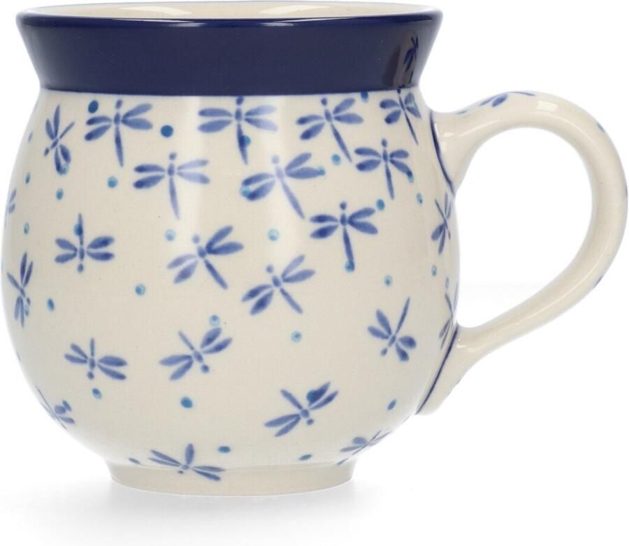 Bunzlau Castle Boeren mok 370 ml Damselfly Handgemaakt Koffie beker kop