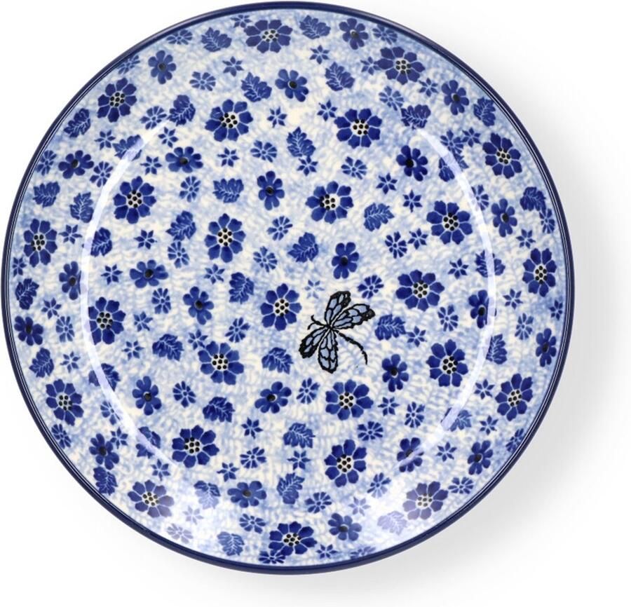 Bunzlau Castle Bord Ø: 23 5 cm Dragonfly Handgemaakt Bord