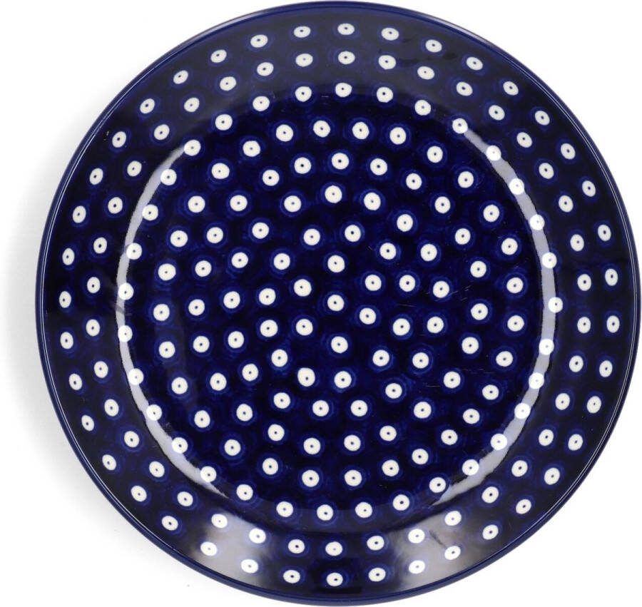 Bunzlau Castle Dinerbord Ø: 26 5 cm Blue Eyes Handgemaakt Bord