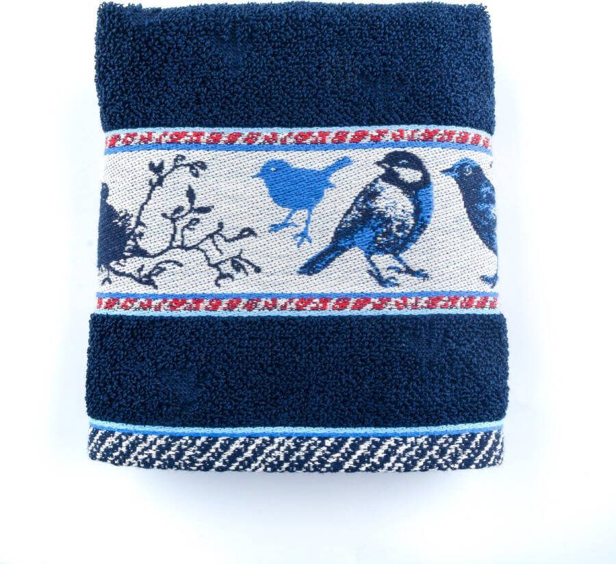 Bunzlau Castle Keukendoek Vogel donkerblauw| 60.00 x 53.00 cm