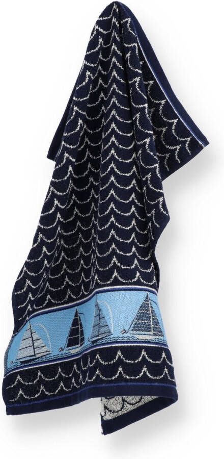 Bunzlau Castle Keukendoek Boot Donkerblauw