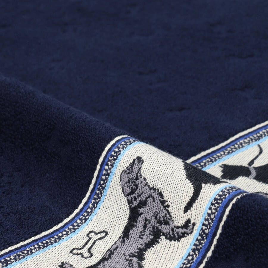 Bunzlau Castle Keukendoek Hond Donkerblauw| 60.00 x 53.00 cm