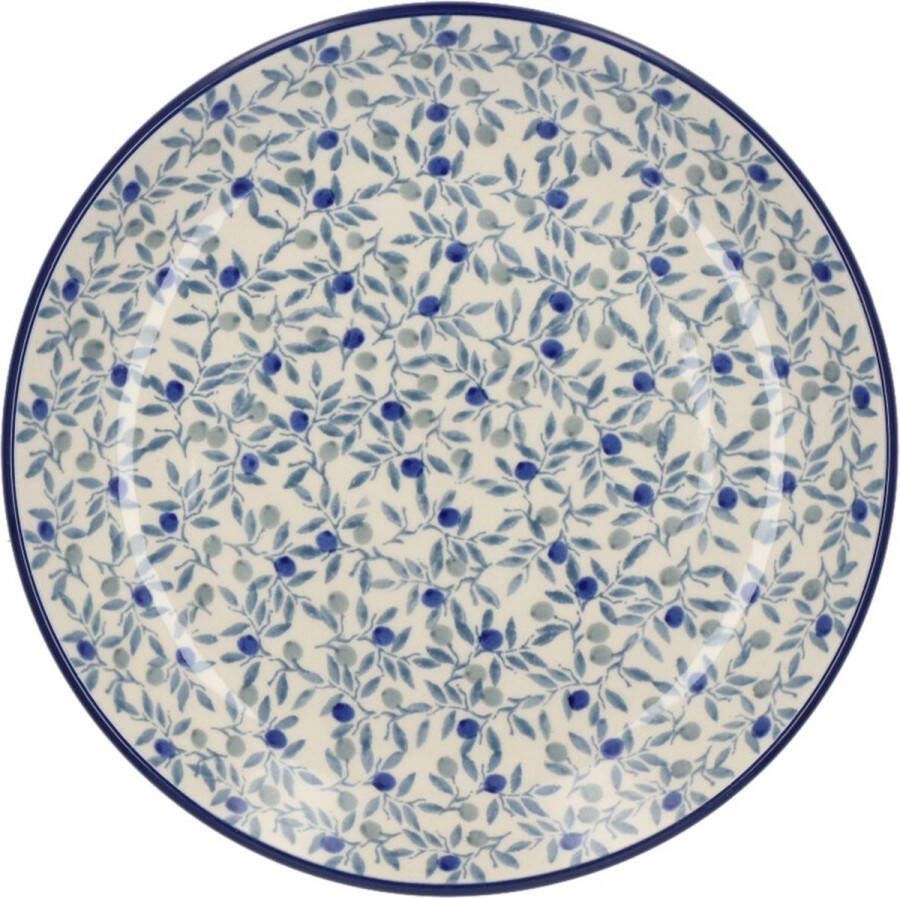 Bunzlau Castle Ontbijtbord Ø: 20 cm Blue Olive Handgemaakt Bord