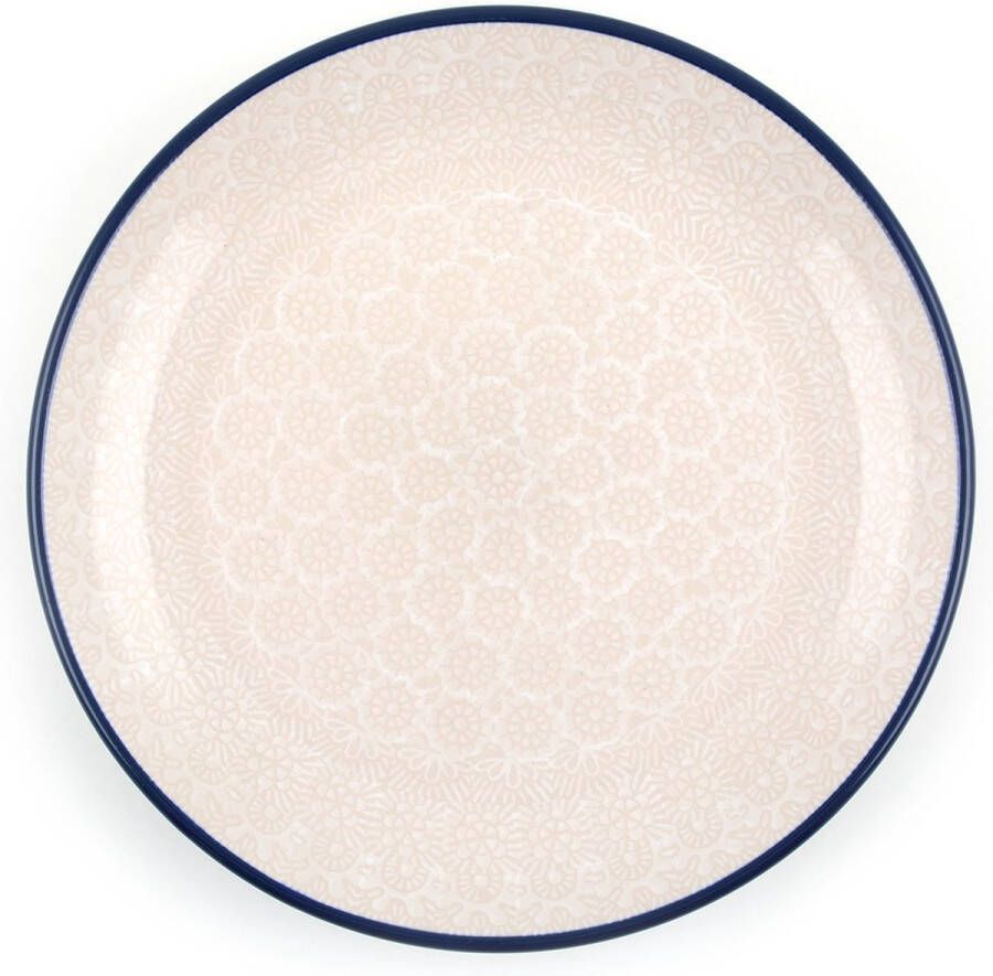 Bunzlau Castle Ontbijtbord Ø: 20 cm White Lace Handgemaakt Bord