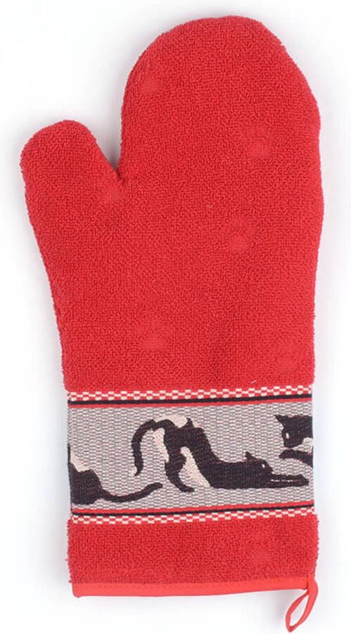 Bunzlau Castle Ovenwant Katten rood