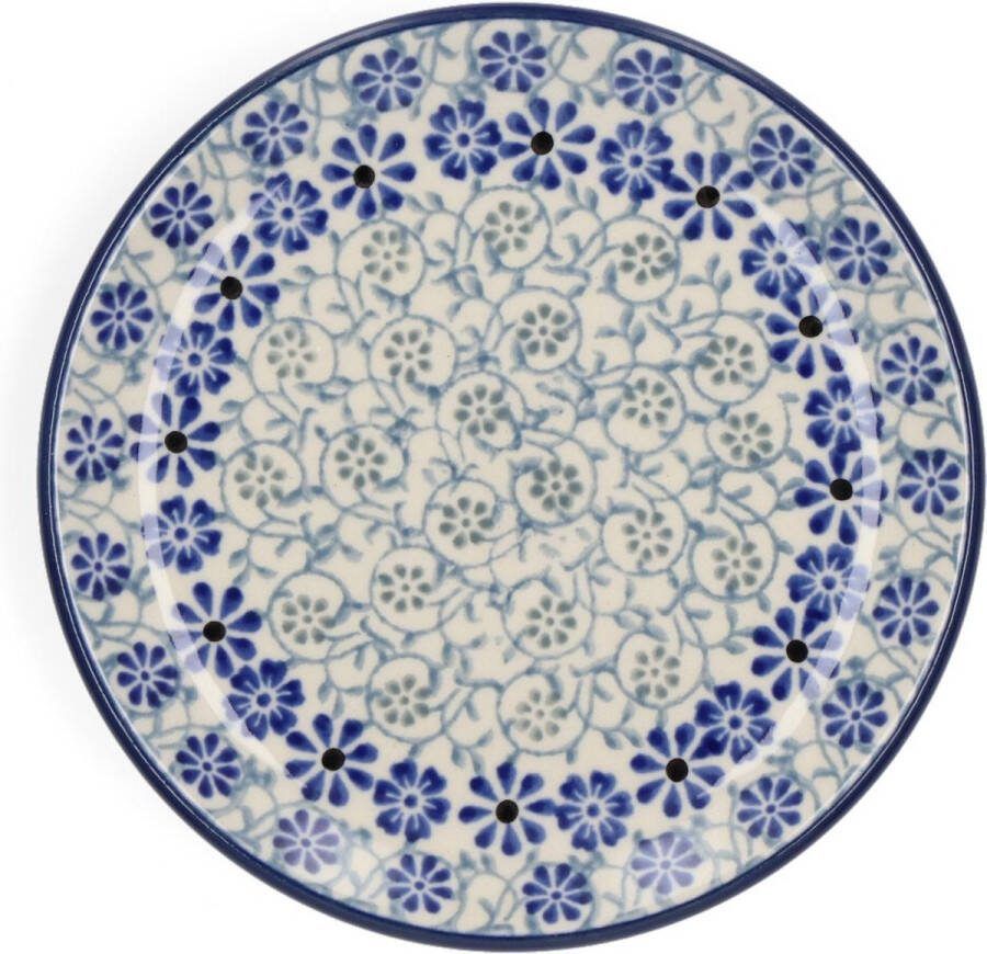 Bunzlau Castle Petit Four ø 12 3 cm Blue Fountain