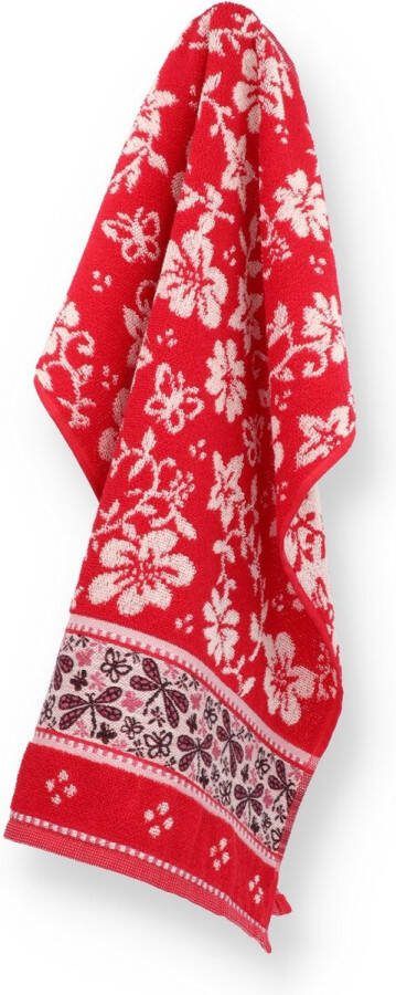 Bunzlau Castle Keukendoek Dragonfly Rood| 60.00 x 53.00 cm