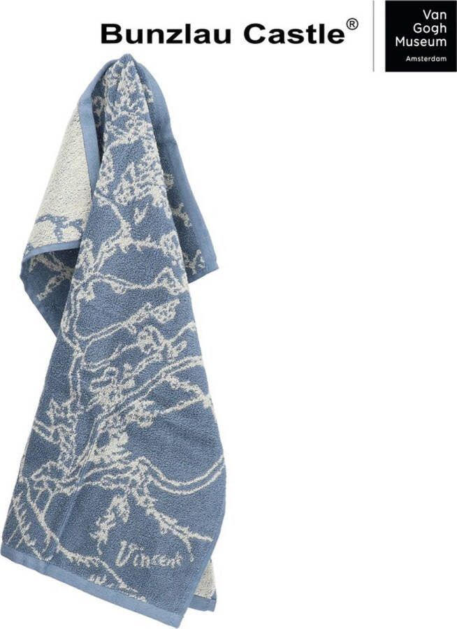 Bunzlau Castle Keukendoek VGM Almond Blossom Grijs-Blauw| 60.00 x 53.00 cm