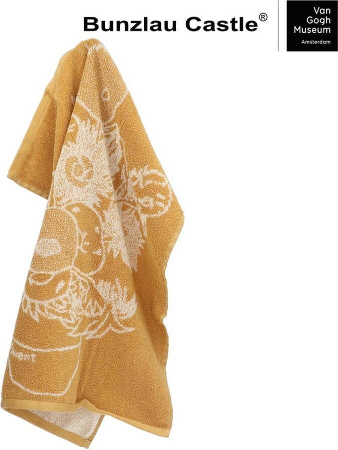 Bunzlau Castle Keukendoek VGM Sunflowers Geel| 60.00 x 63.00 cm