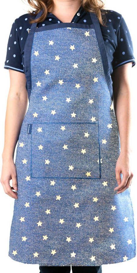 Bunzlau Castle Textile Keukenschort White Stars
