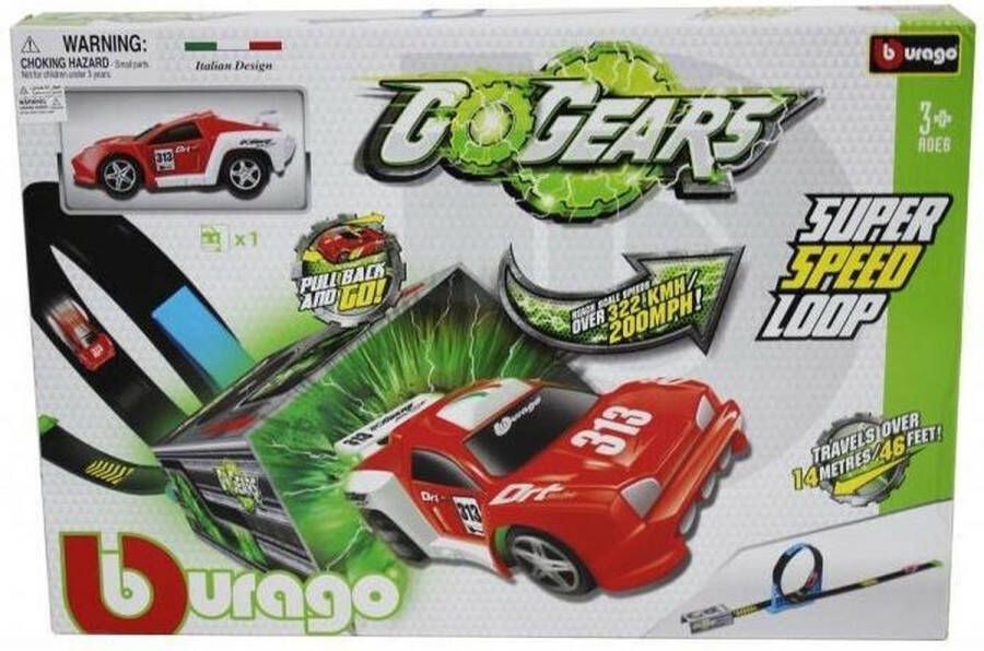 Burago Racing Series Burago Go Gears super speed racebaan