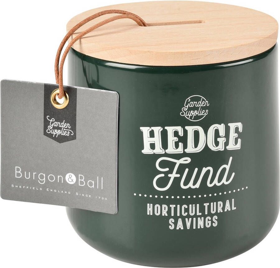 Burgon & Ball Spaarpot Metaal Groen