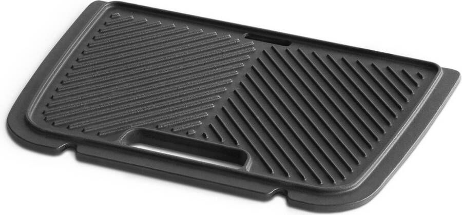 Burnhard Omkeerbare Gietijzeren Plancha 23 5 x 35 x 1 5 cm Grillplaat