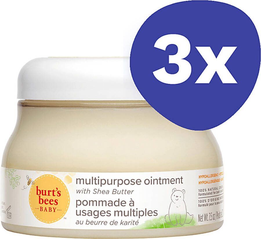 Burt's Bees Baby Bee Multi-Purpose Zalf (3x 210gr)