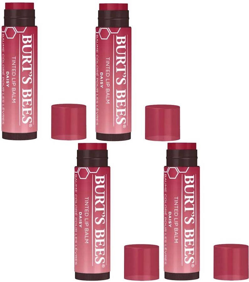 Burt´s Bees BURT'S BEES Tinted Lip Balm Daisy 4 Pak Voordeelverpakking