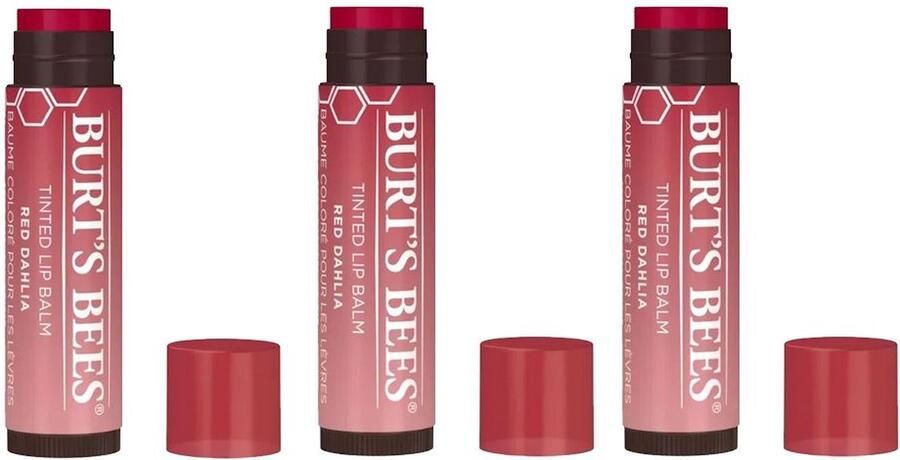 Burt´s Bees BURT'S BEES Tinted Lip Balm Red Dahlia 3 Pak